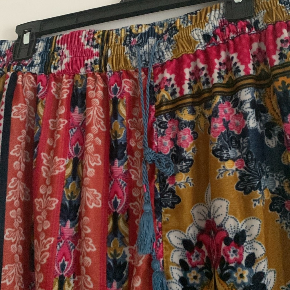 Anthropologie sz L velour pajama pant - Picture 2 of 5
